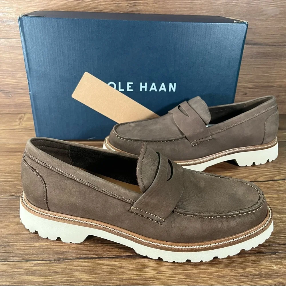Cole Haan American Classic Leather Penny Loafers‎ NEW Men’s Slip-On Shoes